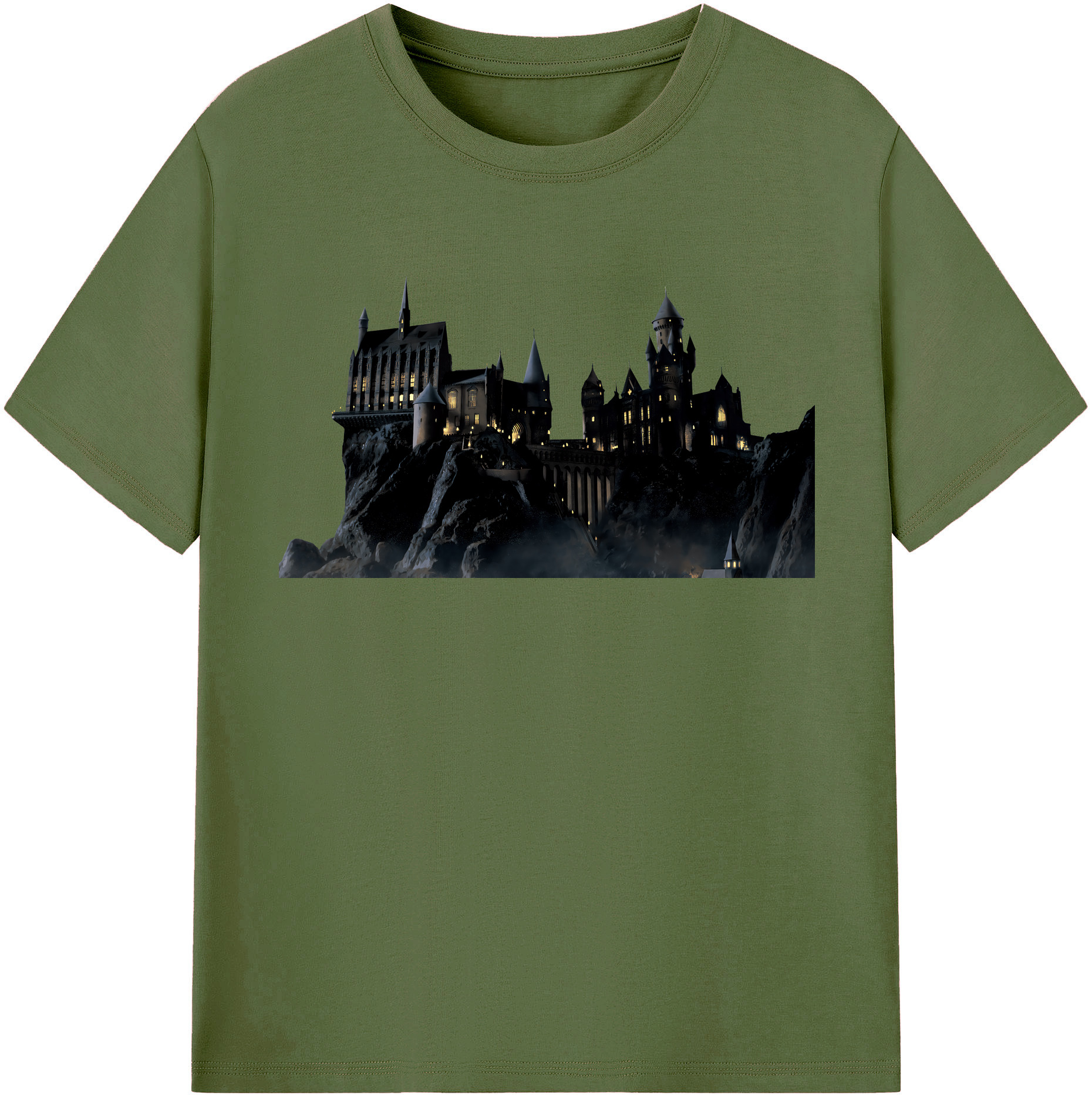 （画像用） Harry Potter ハリー・ポッターシリーズ 綿100％半袖Tシャツ（フロントプリント）